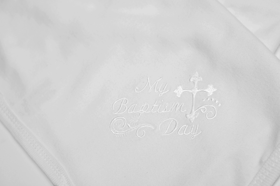 "My Baptism/Christening Day" Keepsake Blanket