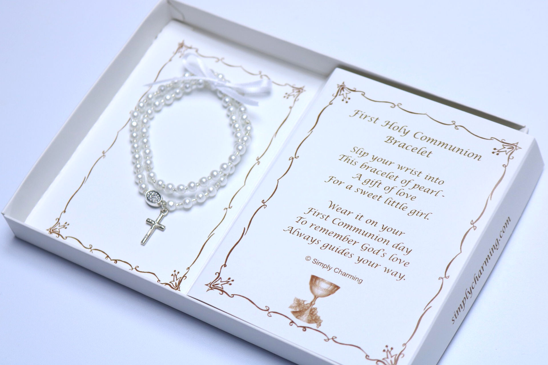 Pearl First Communion Bracelet