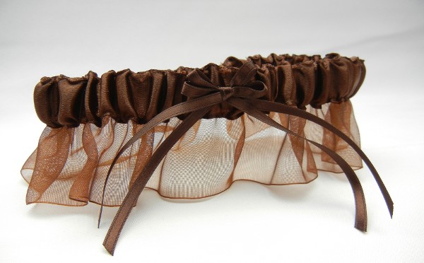 Brown Prom Garter