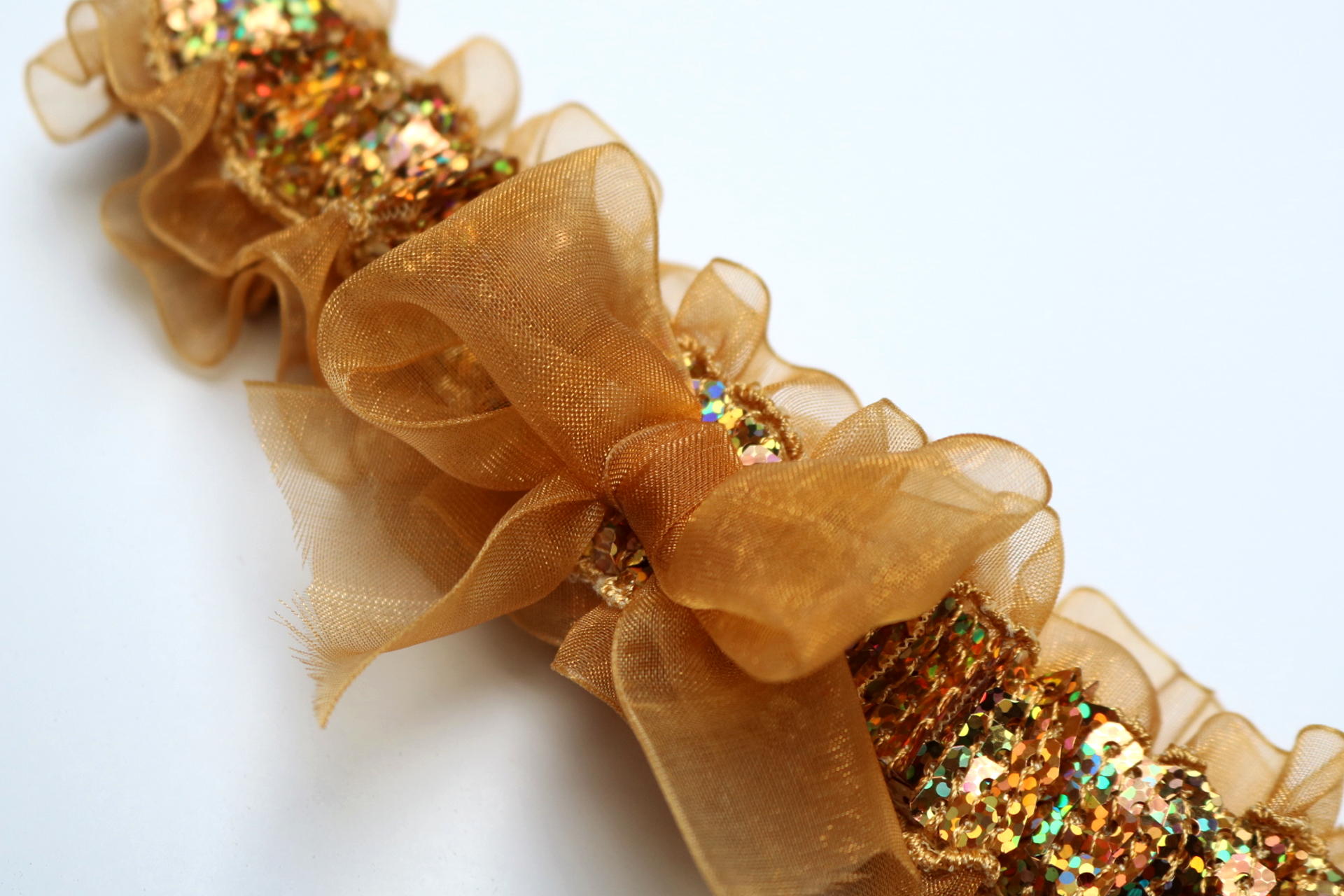 Gold Sequin Garter