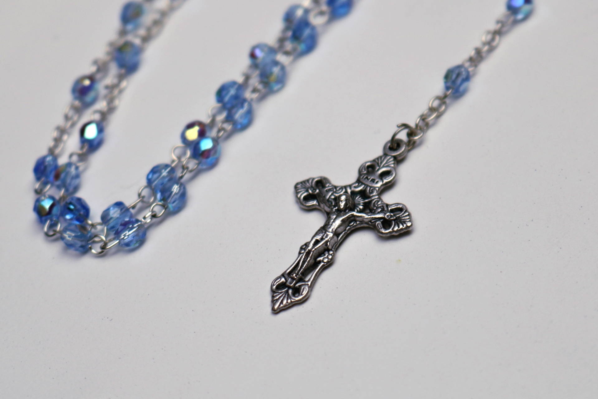 Blue Crystal Rosary