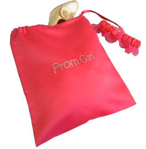 Hot Pink Prom Bag with 