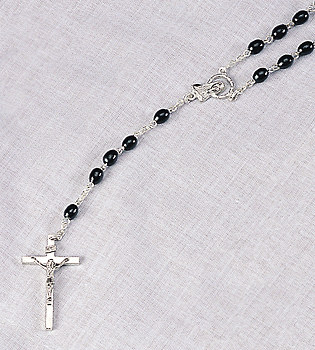 Black Wood Rosary