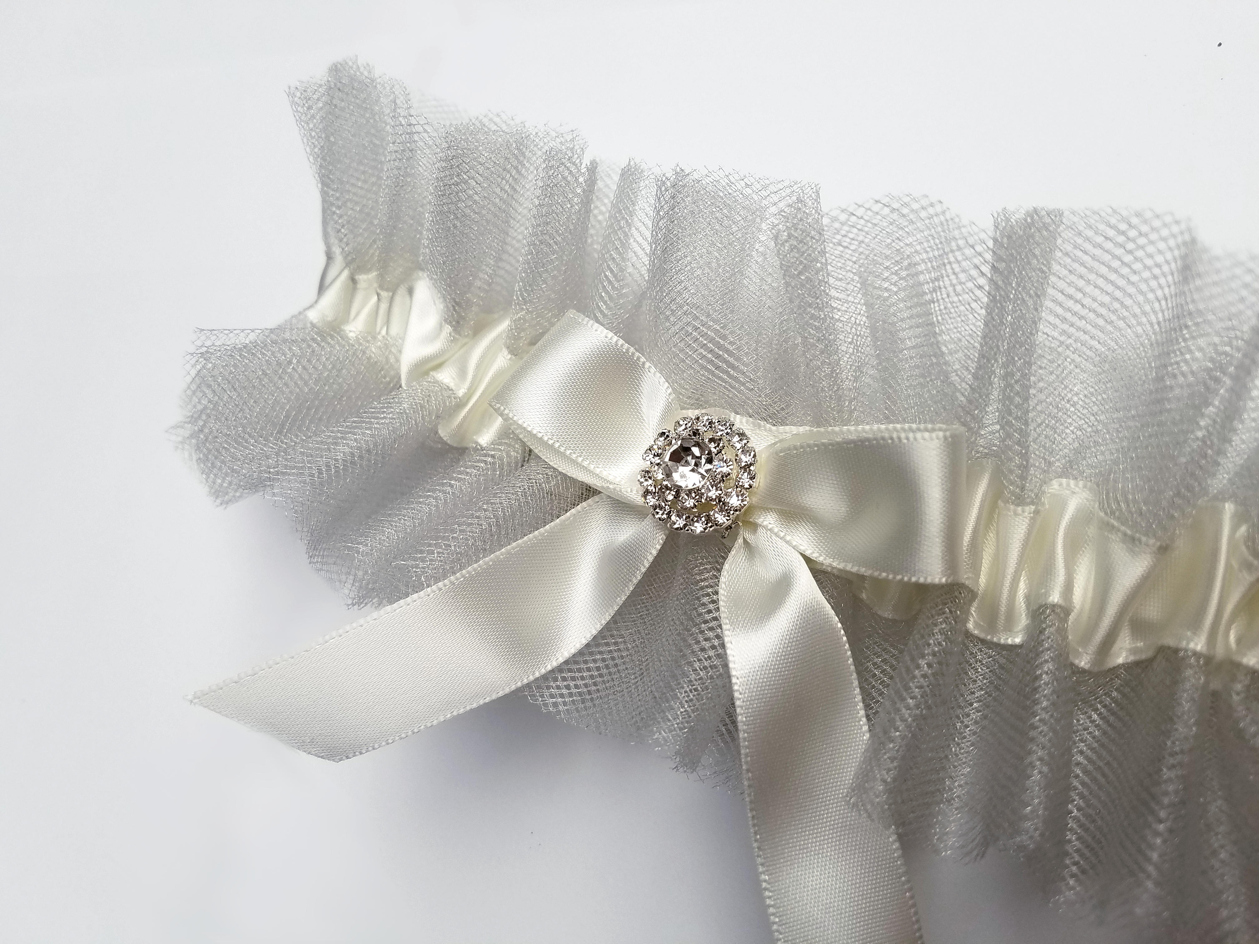 TULLE & SATIN GARTER