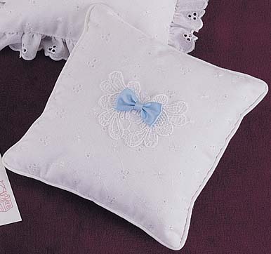 Tooth Fairy Pillow with Blue Bow