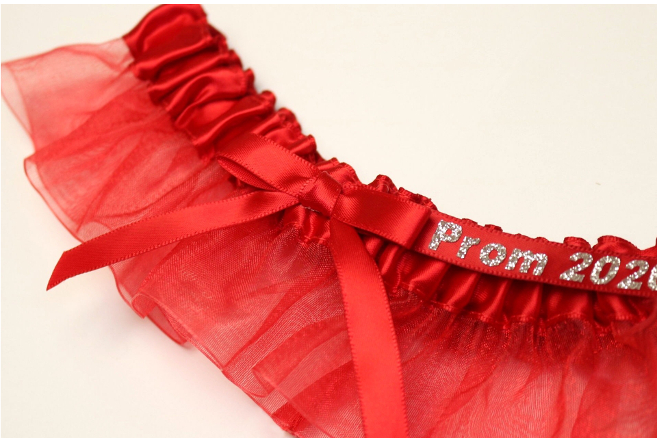 Red Prom Garter