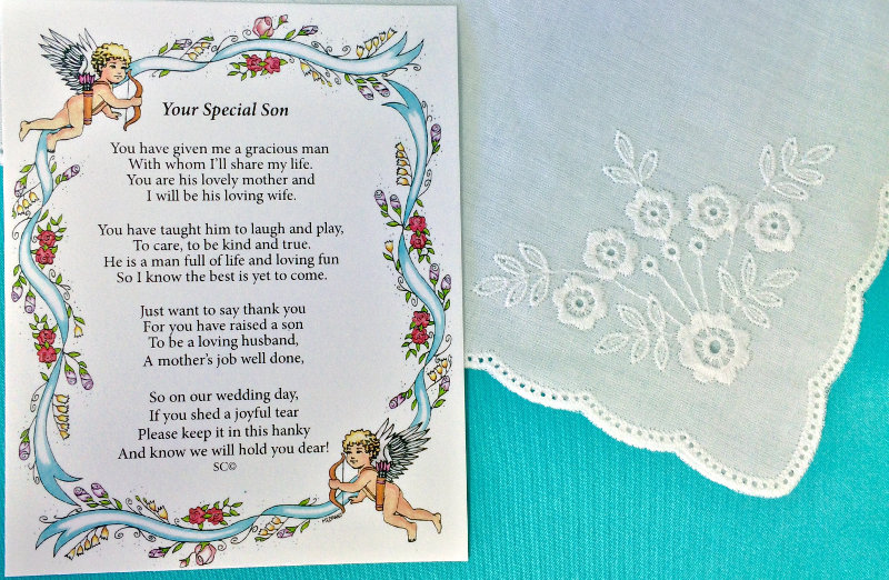 Your Special Son Hanky w/ Poem